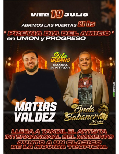 Matias Valdez & Onda Sabanera