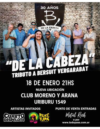 De La Cabeza Tributo a Bersuit